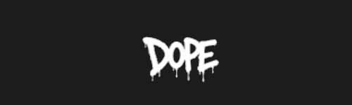 Dope Tag brush stroke preview from Street Marks for Procreate
