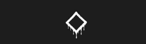 Drip Diamond brush stroke preview from Street Marks for Procreate