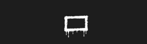 Drip Frame brush stroke preview from Street Marks for Procreate