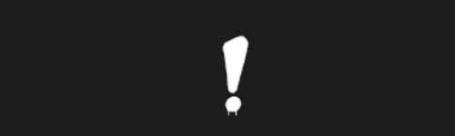 Exclamation Mark brush stroke preview from Street Marks for Procreate
