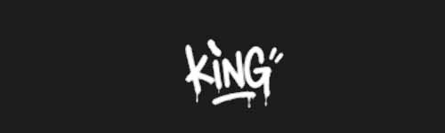 King Tag brush stroke preview from Street Marks for Procreate