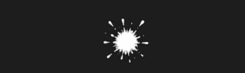 Splatter brush stroke preview from Street Marks for Procreate