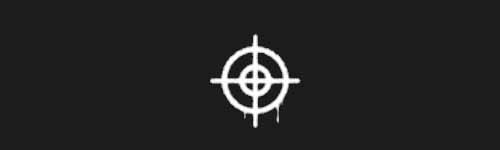 Target Sign brush stroke preview from Street Marks for Procreate