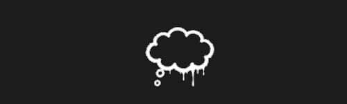 Thought Cloud brush stroke preview from Street Marks for Procreate