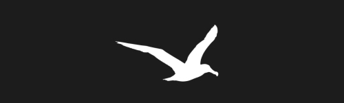 Albatross 2 brush stroke preview from Bird Silhouettes for Procreate