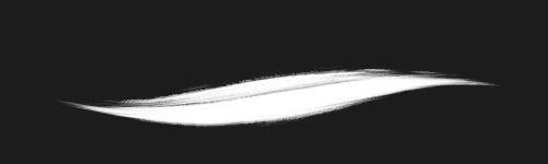 Gouache Glide brush stroke preview from Gouache Essentials for Procreate
