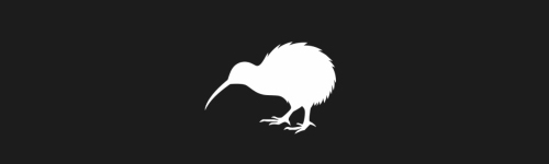 Kiwi brush stroke preview from Bird Silhouettes for Procreate