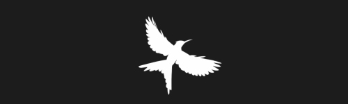 Mockingbird 1 brush stroke preview from Bird Silhouettes for Procreate