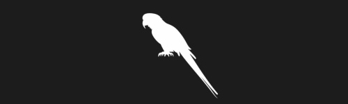 Parrot 2 brush stroke preview from Bird Silhouettes for Procreate