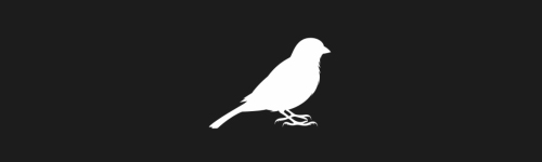 Sparrow 1 brush stroke preview from Bird Silhouettes for Procreate