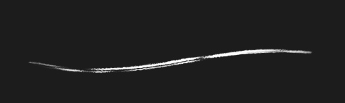 Thin Touches brush stroke preview from Gouache Essentials for Procreate