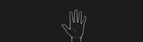 Front View Palm brush stroke preview from Hand Perspectives for Procreate