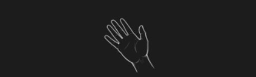 Rotated Palm brush stroke preview from Hand Perspectives for Procreate