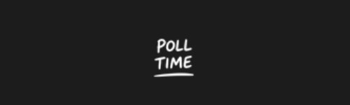 Poll Time brush stroke preview from Social Media Buttons Vol.1 for Procreate
