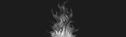 Fire 10 brush stroke preview from Realistic Fire for Procreate