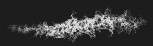 Fire 14 brush stroke preview from Realistic Fire for Procreate