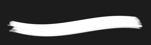 Bold Writing brush stroke preview from Fancy Writing for Procreate