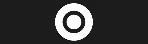 Circle Core brush stroke preview from Modern Shapes for Procreate