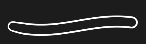 Outline Magic brush stroke preview from Fancy Writing for Procreate