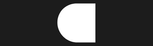Round Left brush stroke preview from Modern Shapes for Procreate