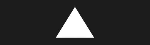 Triangle Up brush stroke preview from Modern Shapes for Procreate