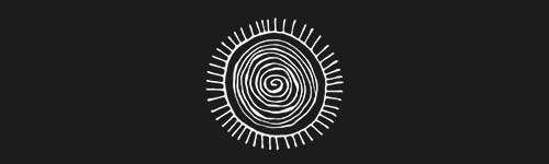 Sun brush stroke preview from Antique Symbols for Procreate