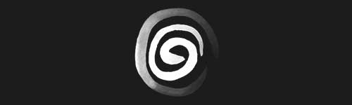 Spiral brush stroke preview from Antique Symbols for Procreate