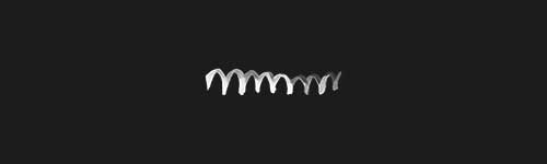 Scribble brush stroke preview from Antique Symbols for Procreate