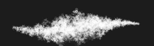 Glowing Shower brush stroke preview from Glitter Glamour for Procreate