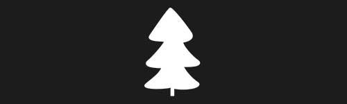 Tree brush stroke preview from Boho Shapes for Procreate