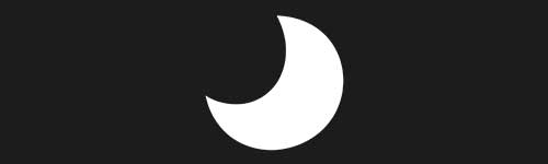 Moon 4 brush stroke preview from Boho Shapes for Procreate