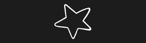 Star 3 brush stroke preview from Boho Shapes for Procreate