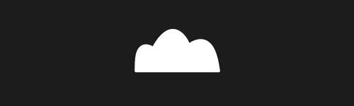 Cloud 2 brush stroke preview from Boho Shapes for Procreate