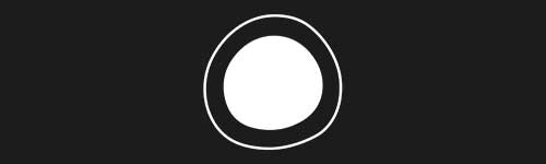 Circles 1 brush stroke preview from Boho Shapes for Procreate