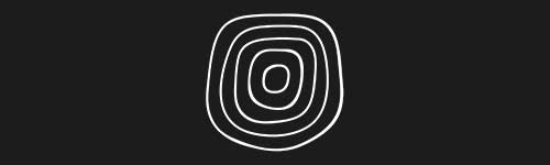 Circles 4 brush stroke preview from Boho Shapes for Procreate