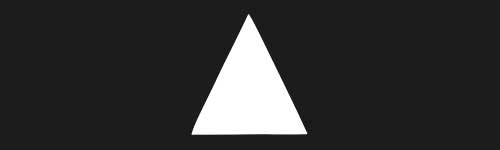 Triangle 1 brush stroke preview from Boho Shapes for Procreate