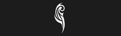 Tattoo 2 brush stroke preview from Tribal Tattoo for Procreate
