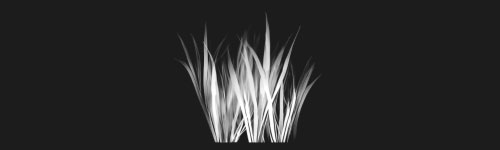 Grass 1 brush stroke preview from Autumn Brushes for Procreate