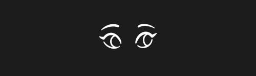 Excited Eyes Clean brush stroke preview from Eyes Design Kit for Procreate