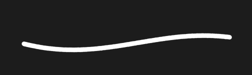 Classic Outline brush stroke preview from Fine Liners for Procreate