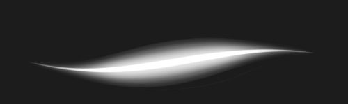 Glimmer Line brush stroke preview from Shiny Glitters for Procreate