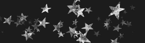 Star Rain brush stroke preview from Shiny Glitters for Procreate