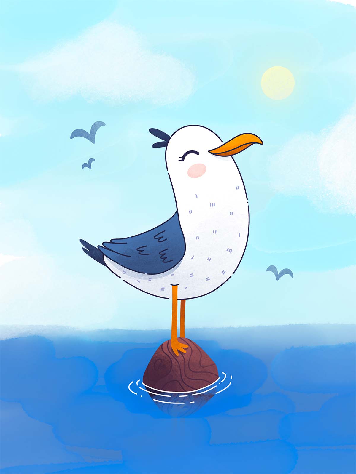 Seagull Illustration